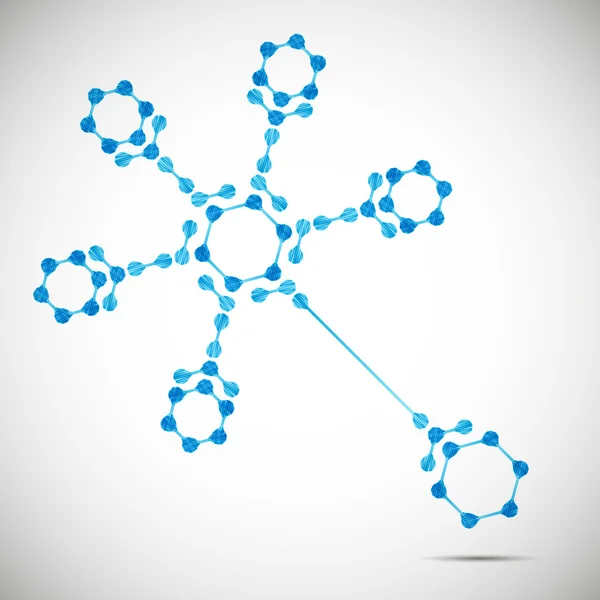 Молекулярна структура — стоковий вектор