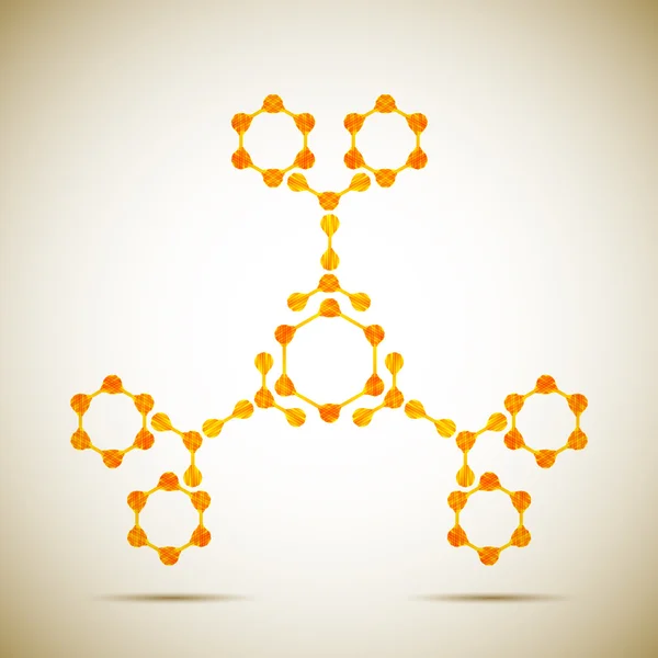 Moleculaire structuur — Stockvector