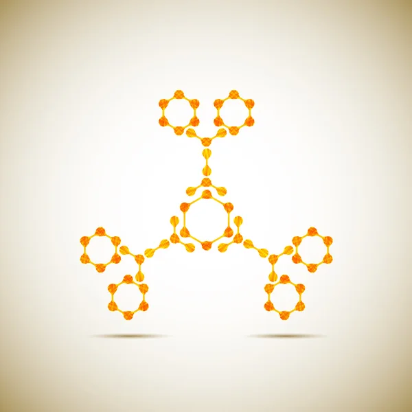 Moleculaire structuur — Stockvector