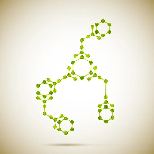 Estrutura molecular —  Vetores de Stock