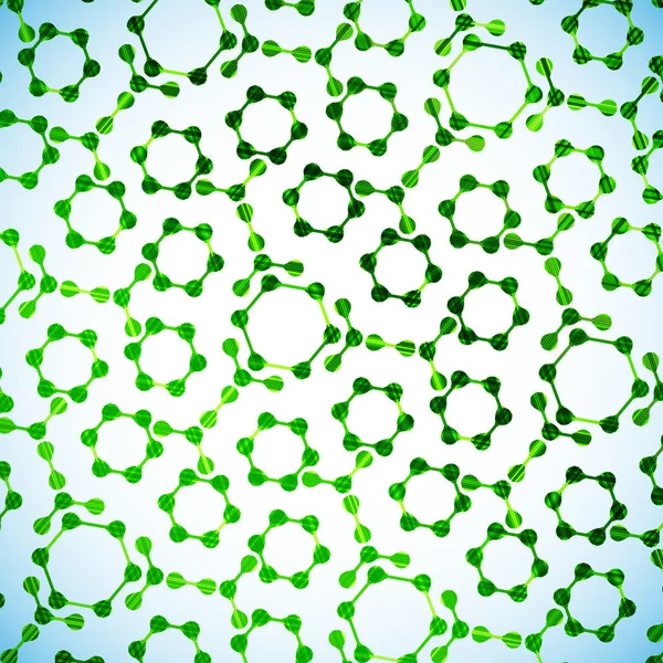 Estructura molecular, fondo abstracto — Archivo Imágenes Vectoriales