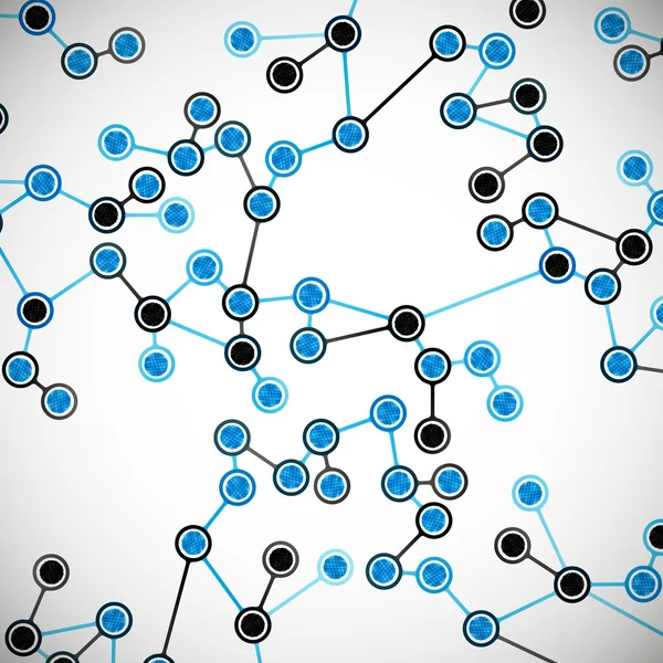 Belle structure de la molécule d'ADN — Image vectorielle