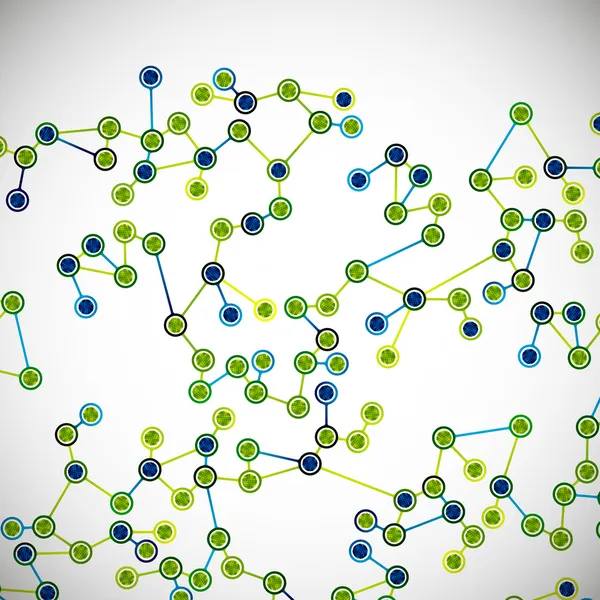 DNA分子的漂亮结构 — 图库矢量图片