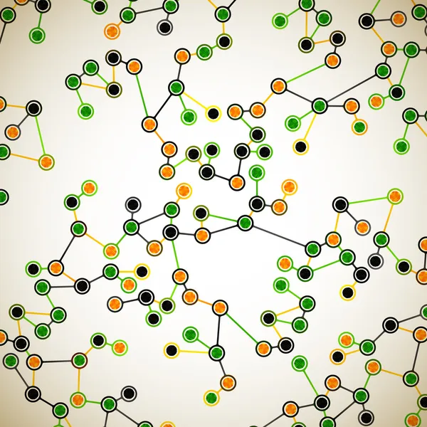 Belle structure de la molécule d'ADN — Image vectorielle