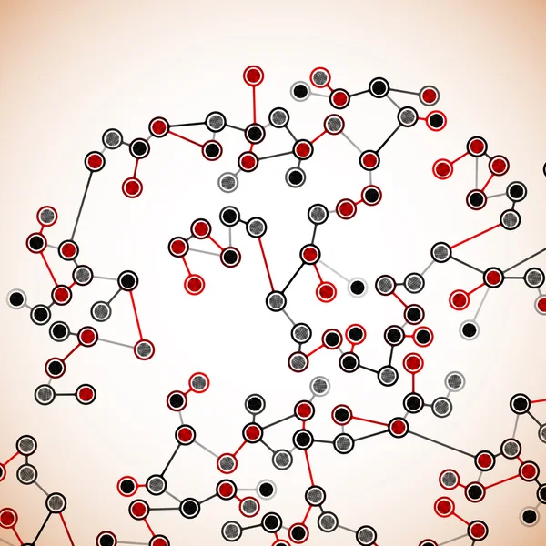 Belle structure de la molécule d'ADN — Image vectorielle