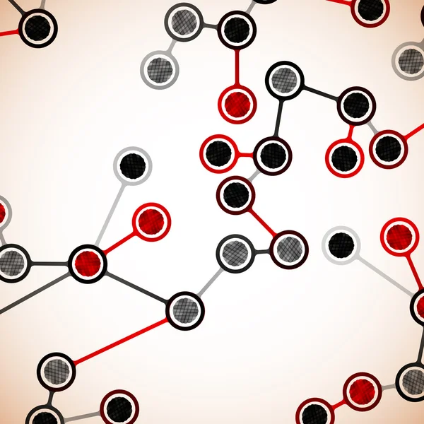 DNA分子の美しい構造 — ストックベクタ