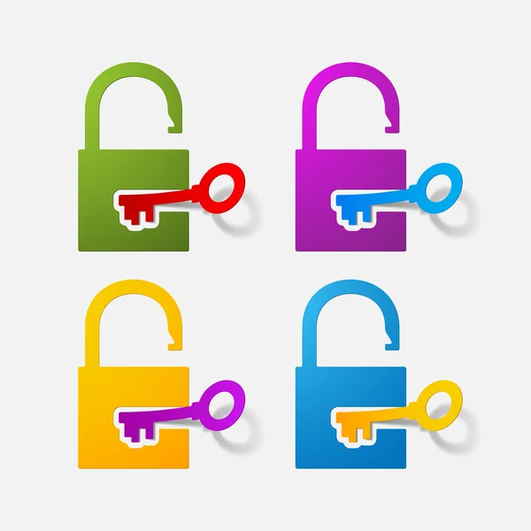 Icône de cadenas — Image vectorielle