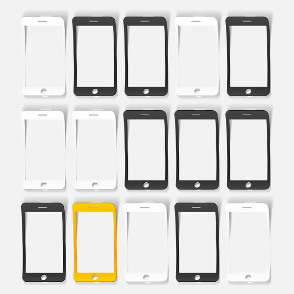 Autocollant smartphone — Image vectorielle