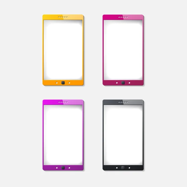 Smartphone écran tactile — Image vectorielle