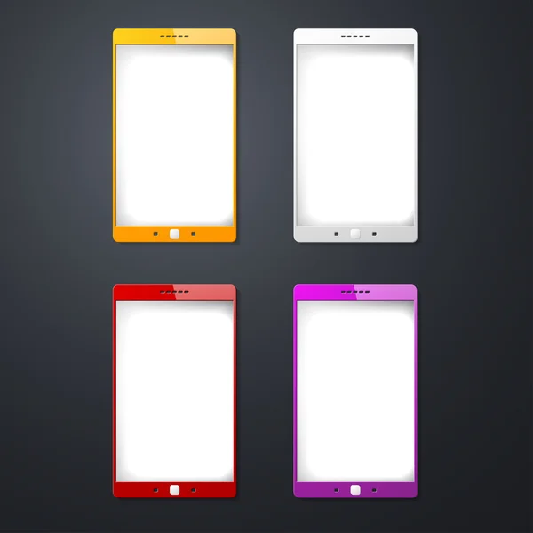 Touchscreen-Smartphone — Stockvektor