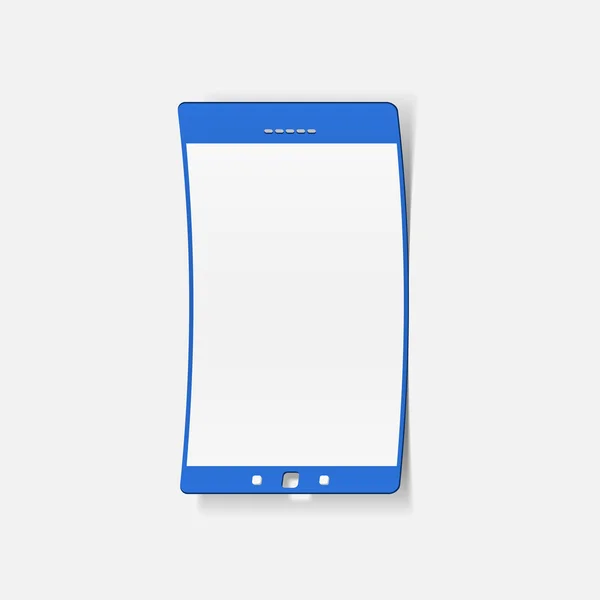 Etiqueta engomada smartphone — Vector de stock