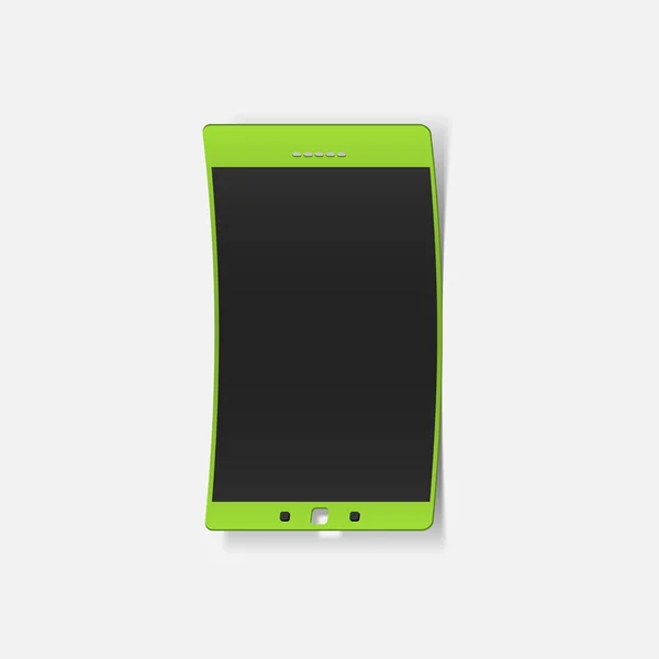 Etiqueta engomada smartphone — Vector de stock