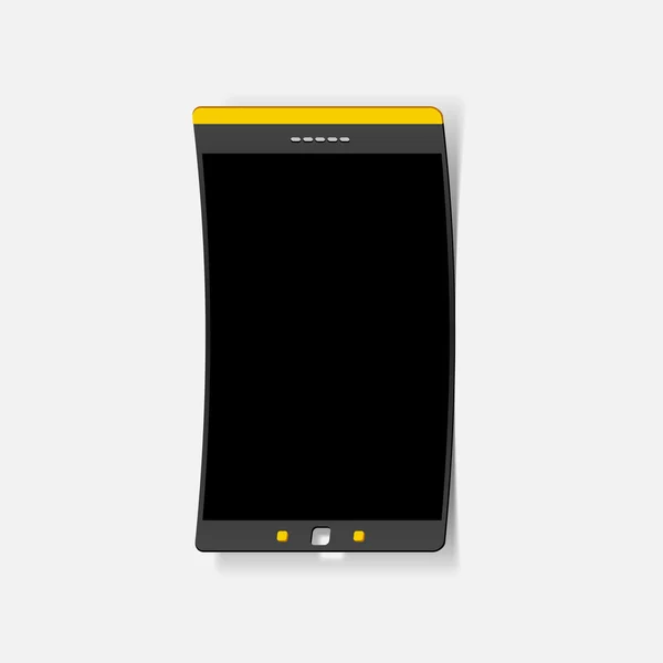 Etiqueta engomada smartphone — Vector de stock