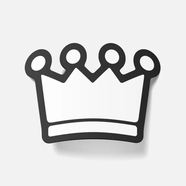 皇冠贴纸 — 图库矢量图片