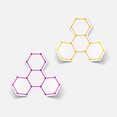 분자 구조, 스티커