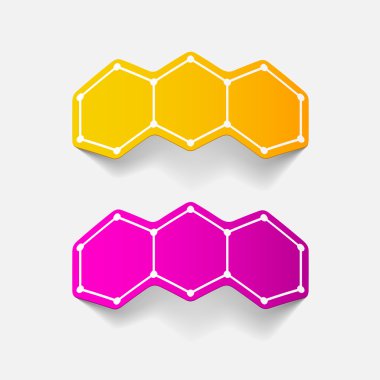 분자 구조, 스티커