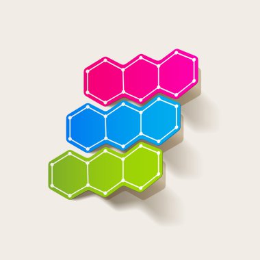 분자 구조, 스티커