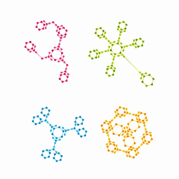 Estructura molecular — Archivo Imágenes Vectoriales