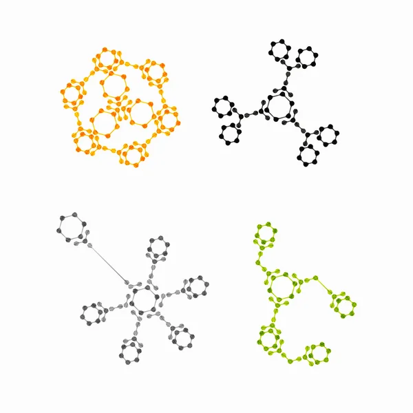 Moleculaire structuur — Stockvector