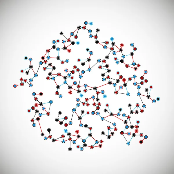 分子的结构 — 图库矢量图片