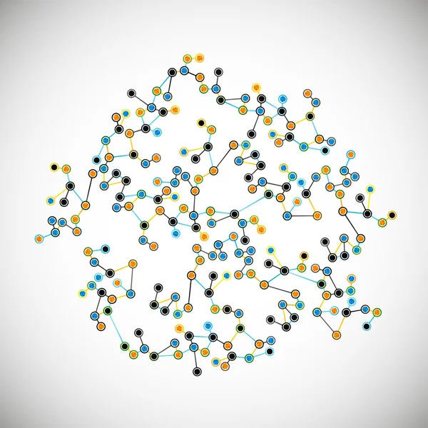 Structure moléculaire — Image vectorielle