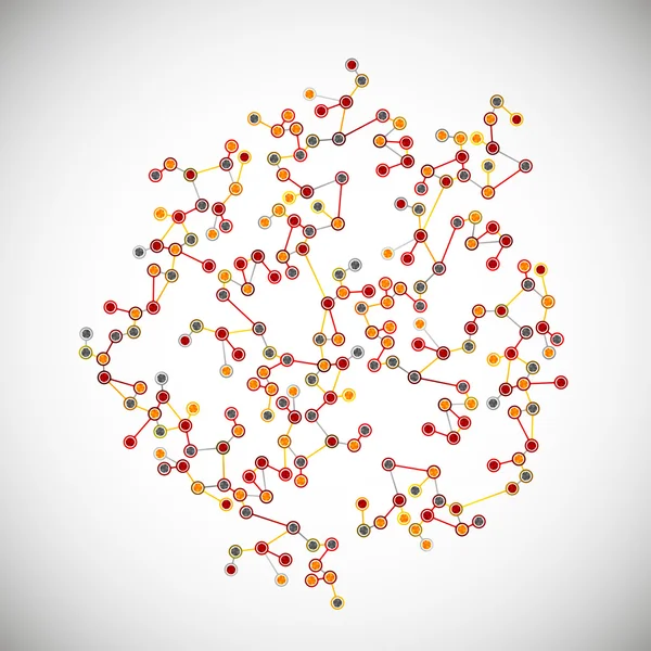 Estructura molecular — Vector de stock