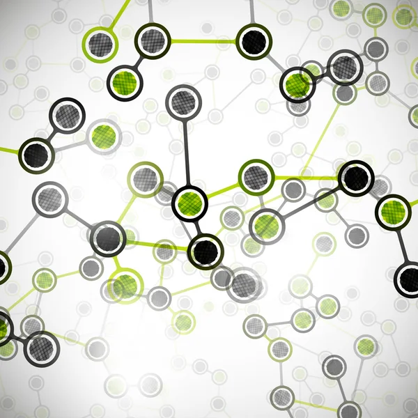 Estructura molecular — Vector de stock