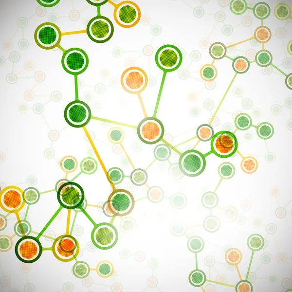 Estrutura molecular — Vetor de Stock