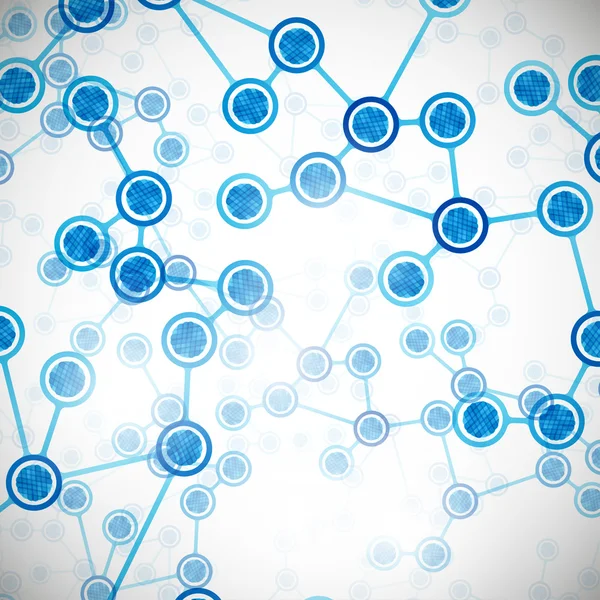 Molecular structure — Stock Vector