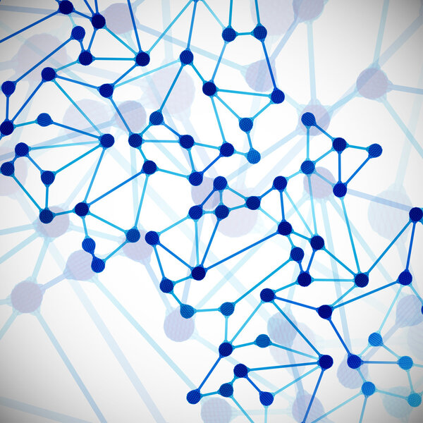 molecular structure, abstract background