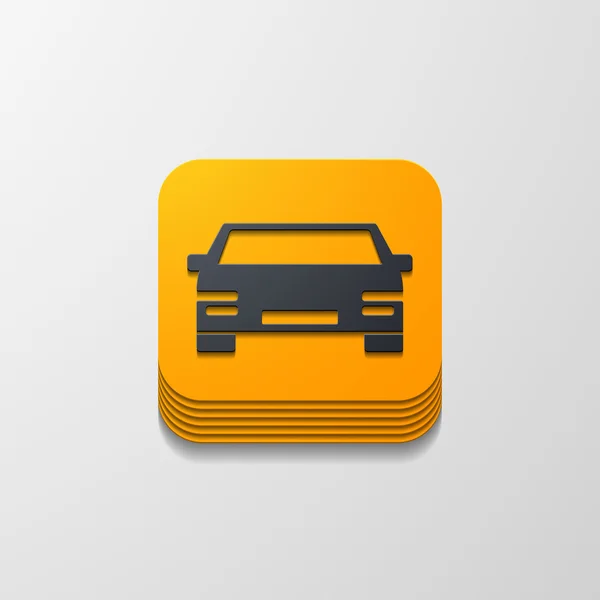 App icona auto — Vettoriale Stock