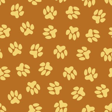 Dikişsiz desen, hayvan ayak izleri
