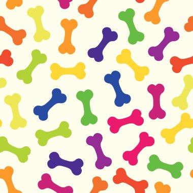 Kusursuz desen, bir köpek için kemik.