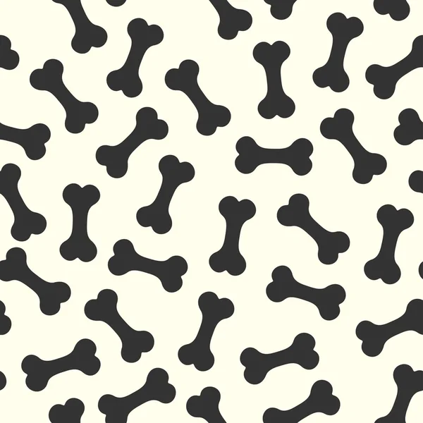 Seamless pattern, bone for a dog — Stock Vector