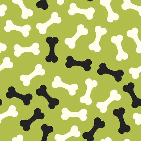 Seamless pattern, bone for a dog — Stock Vector