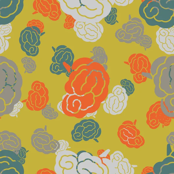 seamless pattern, brain