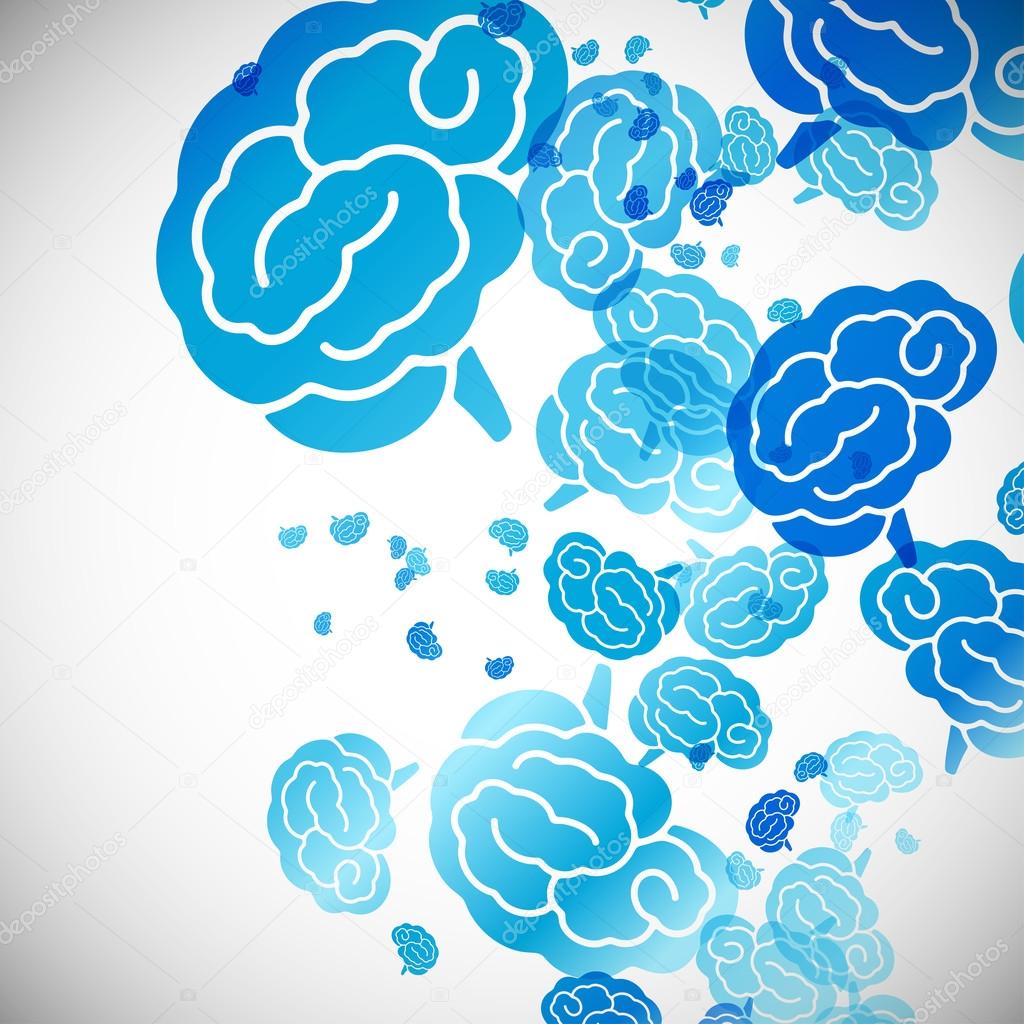 abstract background, brain