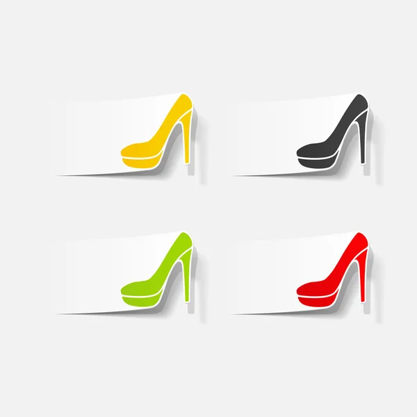 Gerçekçi tasarım öğesi: Ayakkabı — Stok Vektör