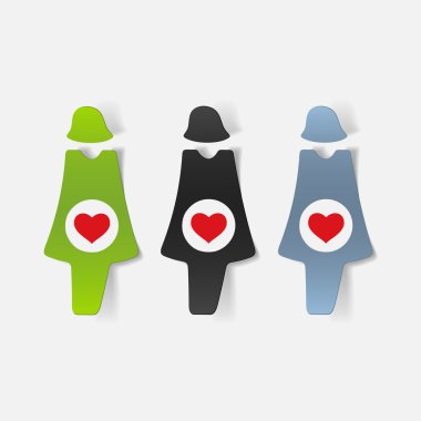 gerçekçi tasarım öğesi: hamile.