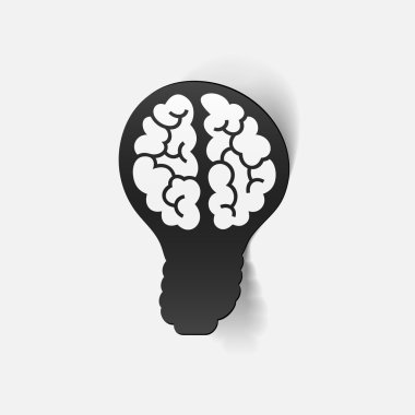 gerçekçi tasarım öğesi: beyin lamba