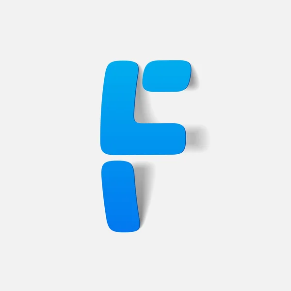 Lettre de l'alphabet — Image vectorielle