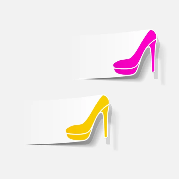 Realistic design element: shoe — Stock Vector