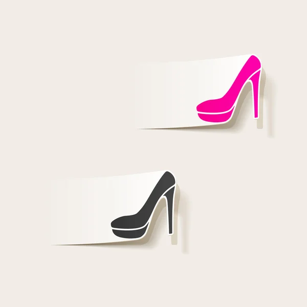 Realistisches Gestaltungselement: Schuh — Stockvektor