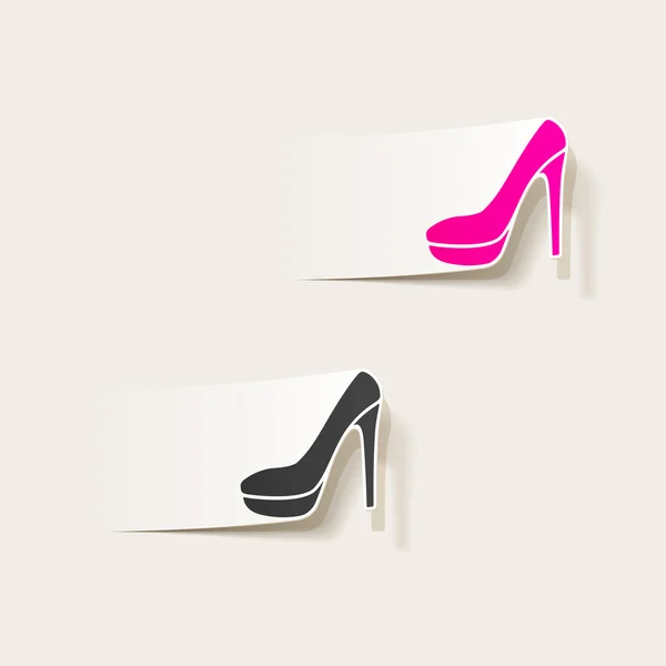 Realistic design element: shoe — Stock Vector