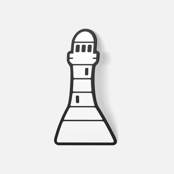 Reális design elem: lighthouse — Stock Vector