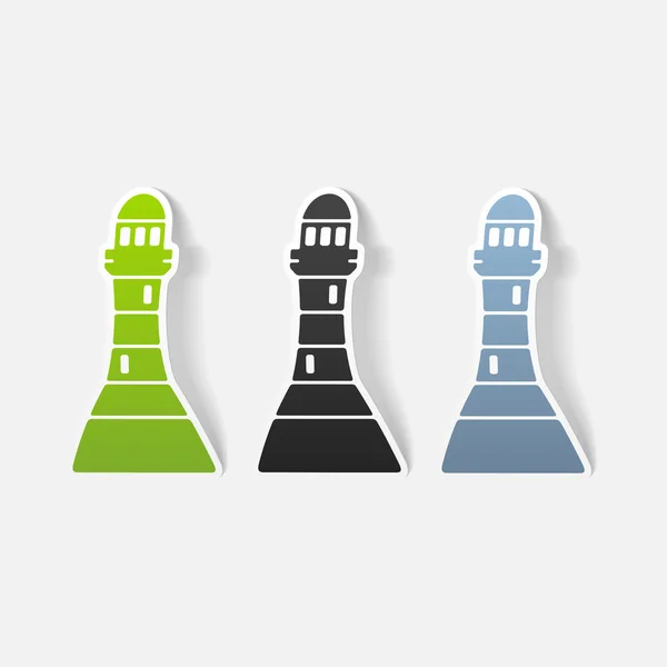 Realistic design element: lighthouse — Stock Vector