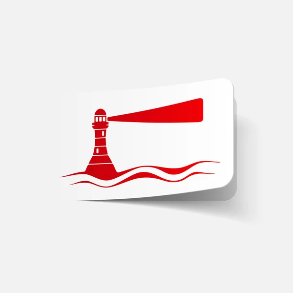 Realistic design element: lighthouse — Stock Vector