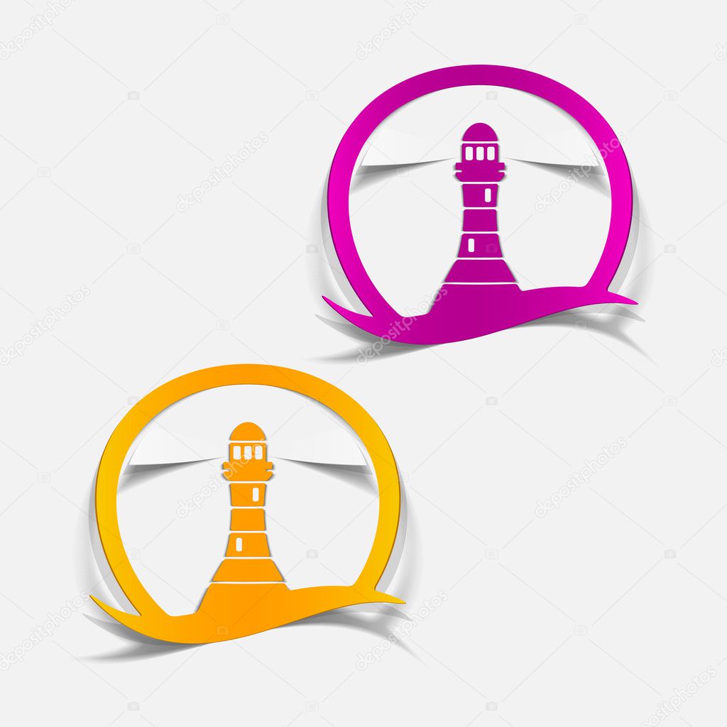 realistic design element: lighthouse