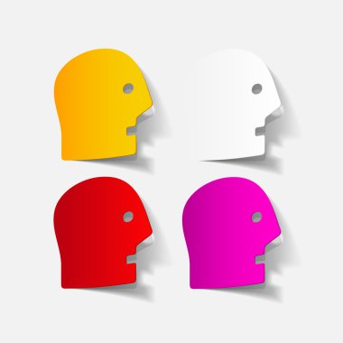 gerçekçi tasarım öğesi: baş yüz