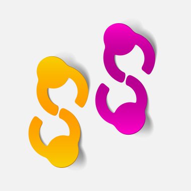 gerçekçi tasarım öğesi: el sıkışma